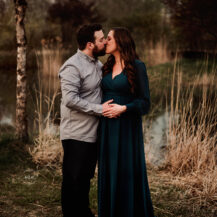 troy michigan maternity newborn photographer melissa anne photography teal gown