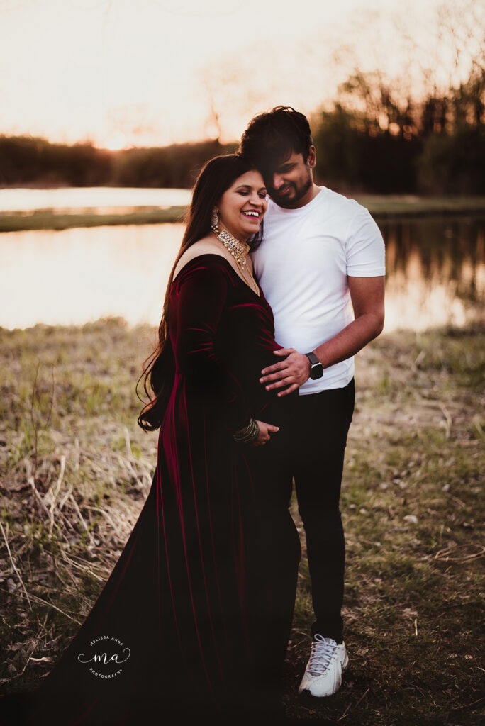Michigan maternity photographer Melissa Anne Photography outdoor spring pregnancy photo