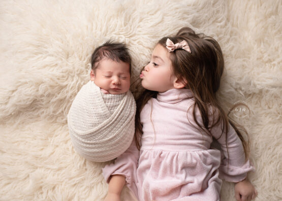 Michigan newborn photographer Melissa Anne Photography sibling baby brother big sister