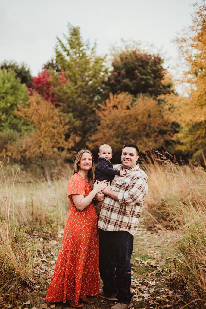Michigan photographer Melissa Anne Photography fall family photo session