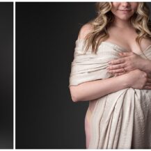 Michigan-Maternity-Melissa-Anne-Photography-silky-scarf-in-neutral-draped-around-pregnant-woman