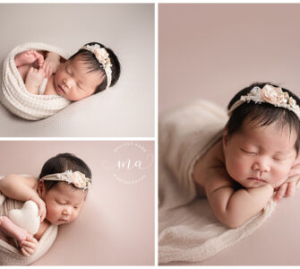 newborn-photography-troy-michigan-melissa-anne-photography-wrapped-newborn-girl-with-dark-hair-in-neutral-colors