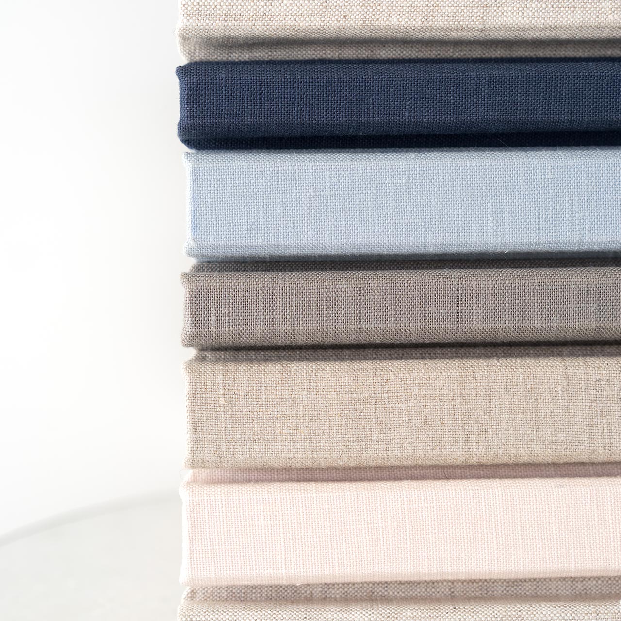 linen album stack of colors samples Melissa Anne Photography