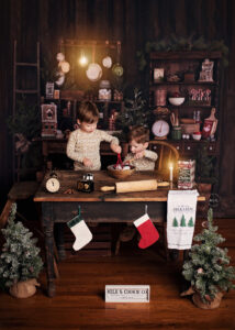 Troy-Michigan-Christmas-mini-sessions-Melissa-Anne-Photography-twin-boys-making-cookies