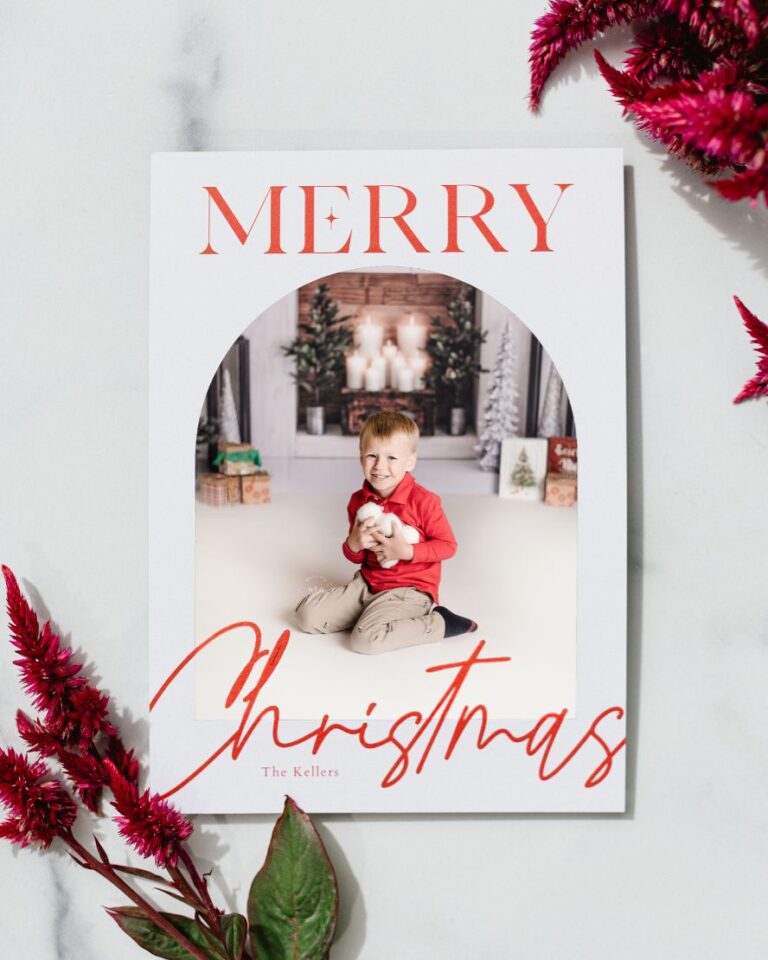 Holiday Card Mockup Melissa Anne Photography Christmas card